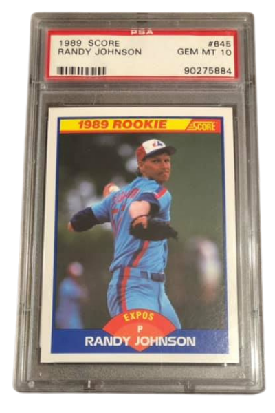 Randy Johnson 1989 Score Rookie Card 645 Psa 10