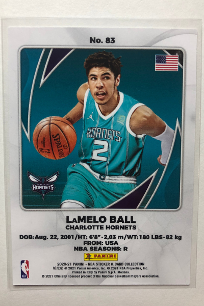 LAMELO BALL ルーキーカード 50シリimmaculate | calculadoras.cl