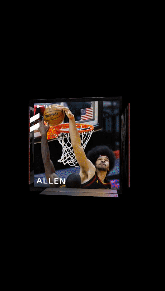 NBA TopShot Jarrett Allen Block
