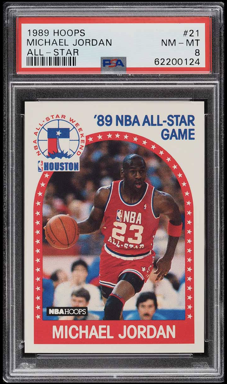 1989 HOOPS MICHAEL JORDAN ALL-STAR #21 8 NM-MT - NoOffseason.com PSA Graded Sports Cards For And Investors