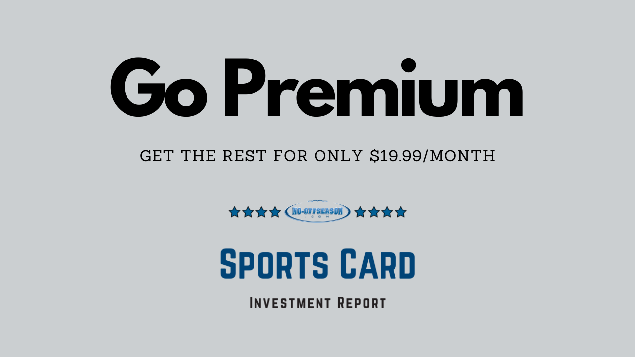 Sports Card Investment Report - Go Premium