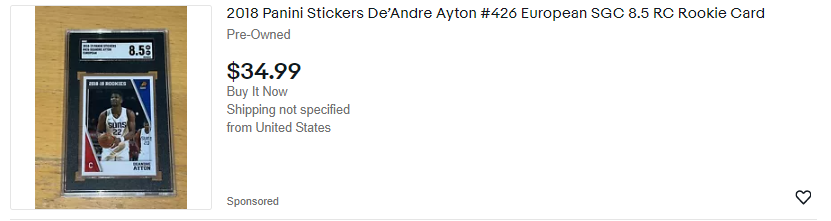 De'Andre Ayton Featured Listing