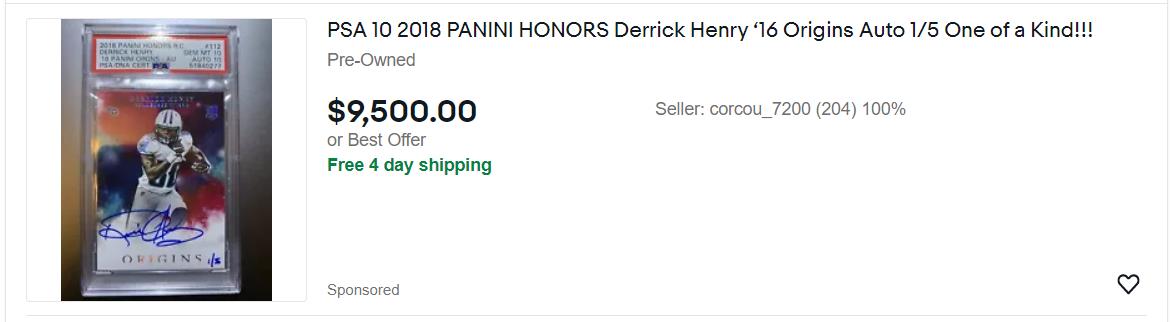 Derrick Henry Featured Listing