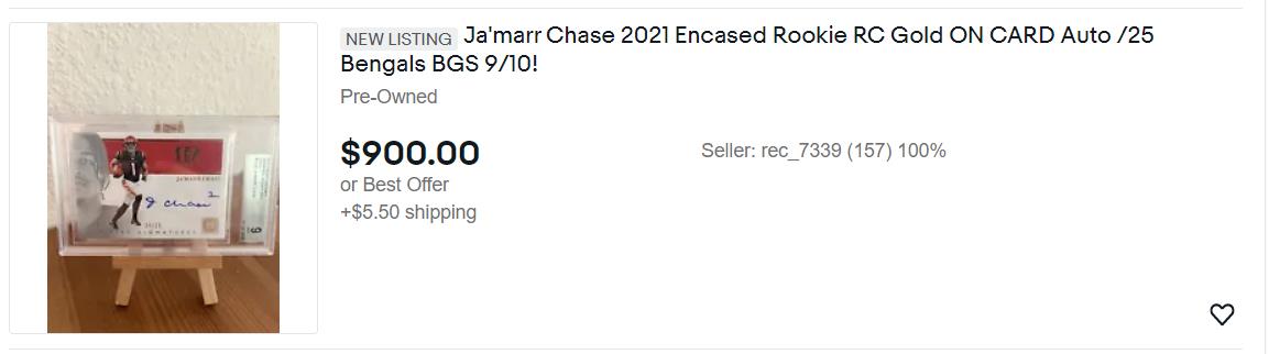 Ja' Marr Chase Featured Listing