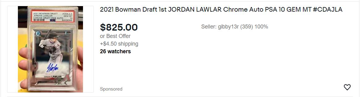 Jordan Lawlar Featured Listing
