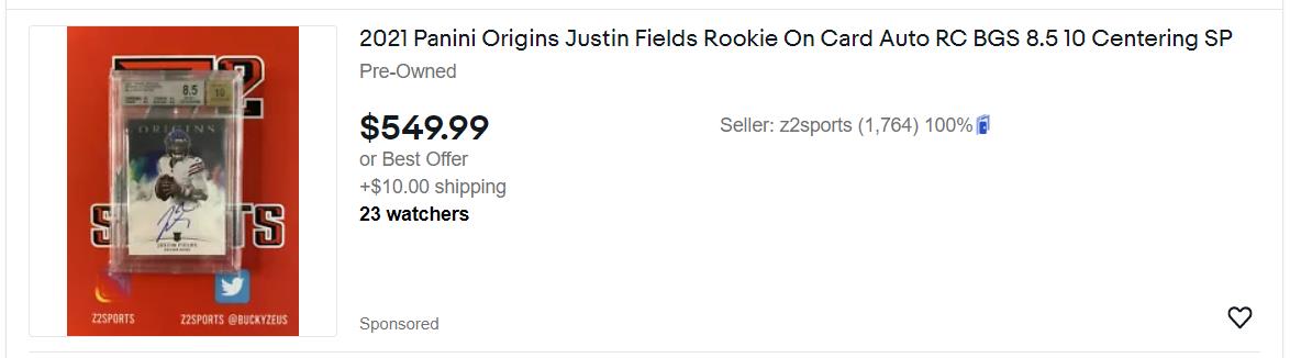 Justin Fields Featured Listing