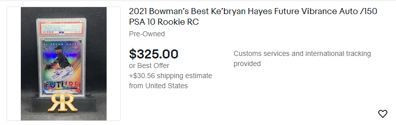 Ke'Bryan Hayes Sponsored Listing