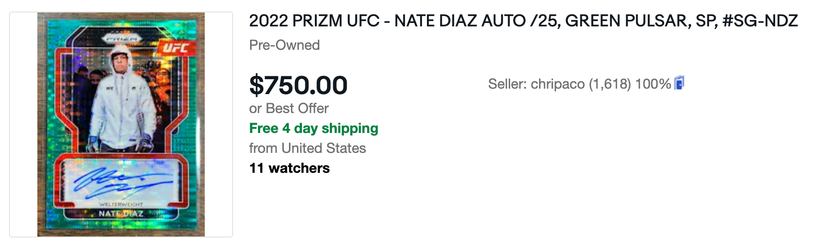 Nate Diaz Featured Listing