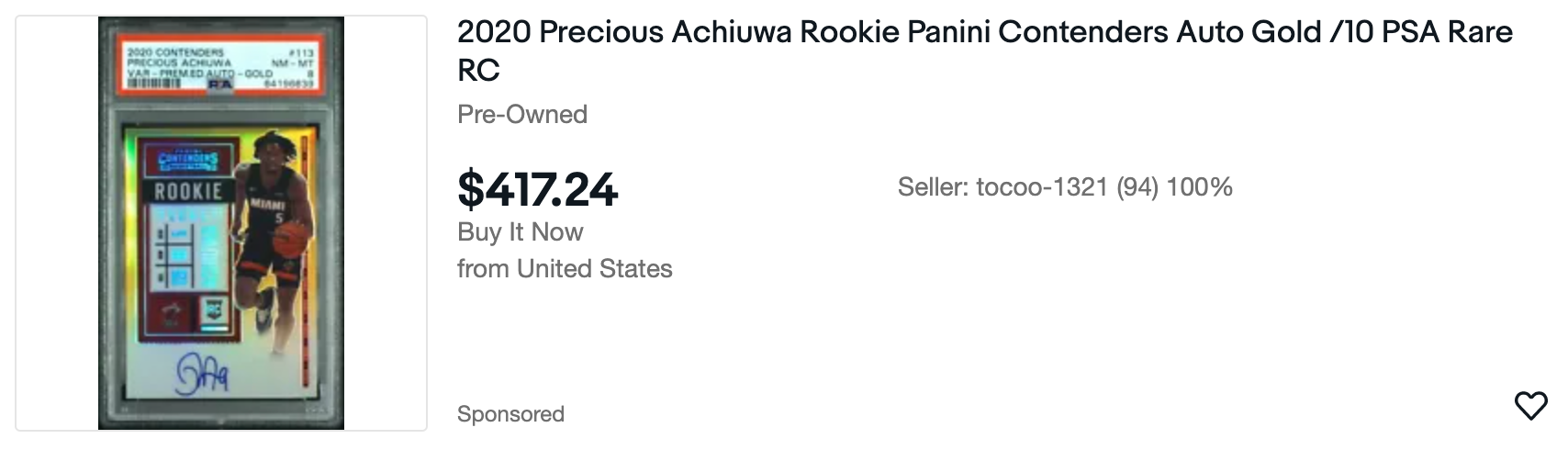 Precious Achiuwa Featured Listing