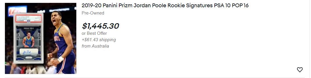 Jordan Poole Featured Listing