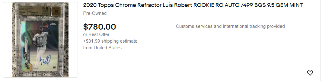 Luis Robert Featured Listing