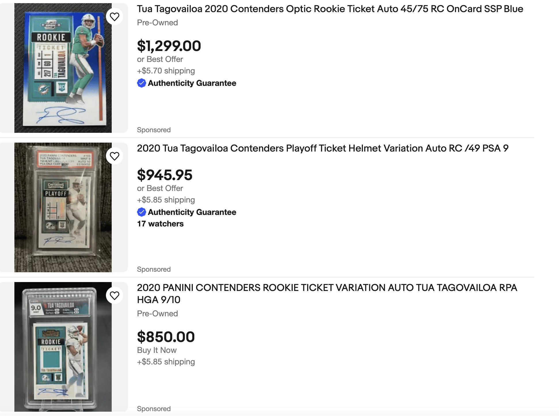 Buy Tua Cards on eBay