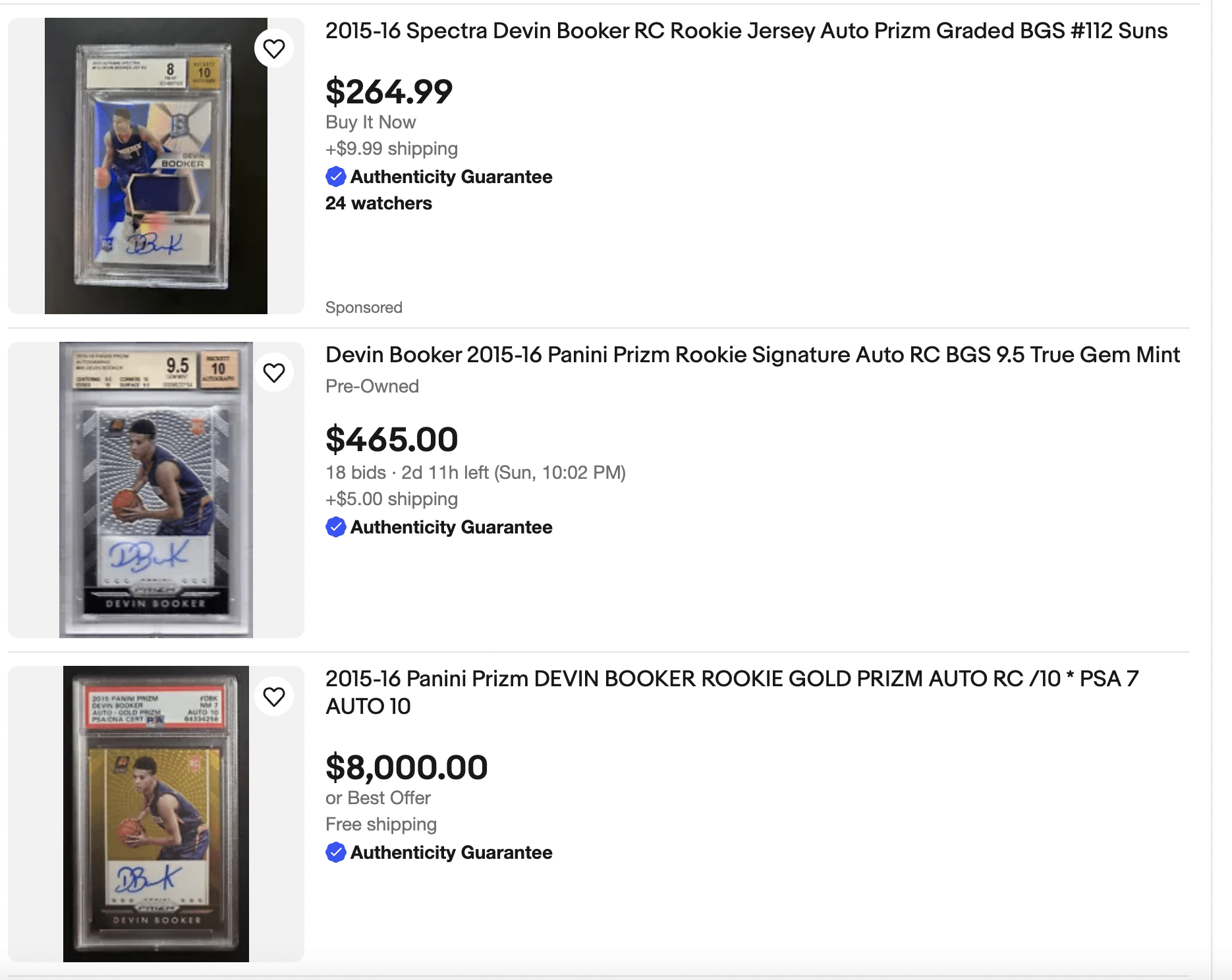 Buy Devin Booker Cards on eBay