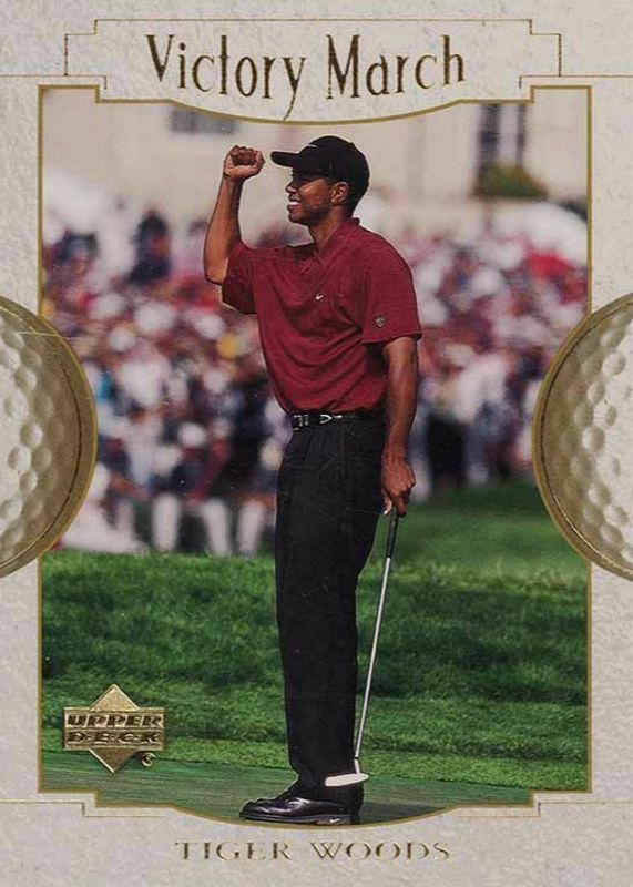 Tiger Woods 2001 Upper Deck Victory March