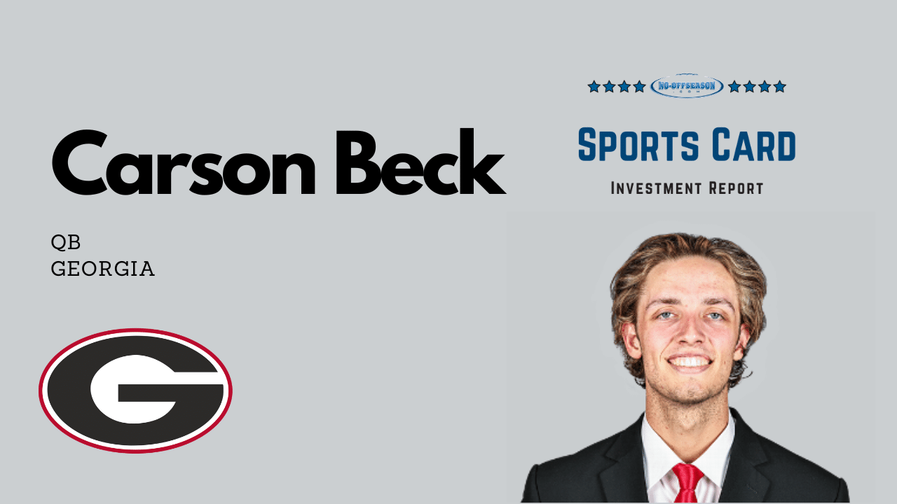 Carson Beck Investment Report Player Graphics
