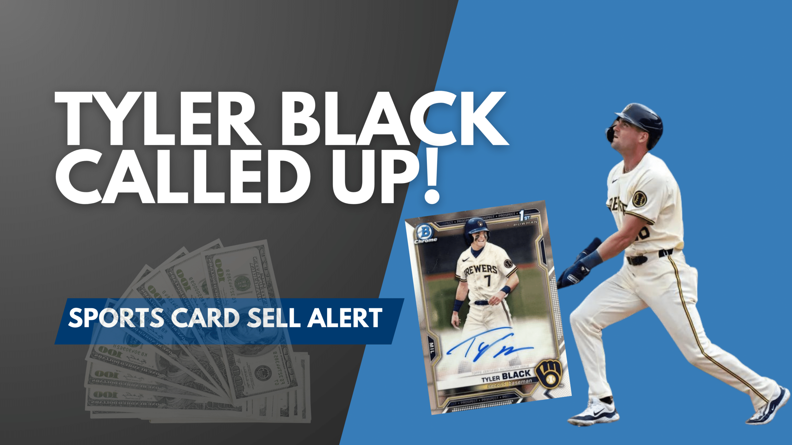 Tyler Black Called Up New - Sports Card Sell Alert (1)