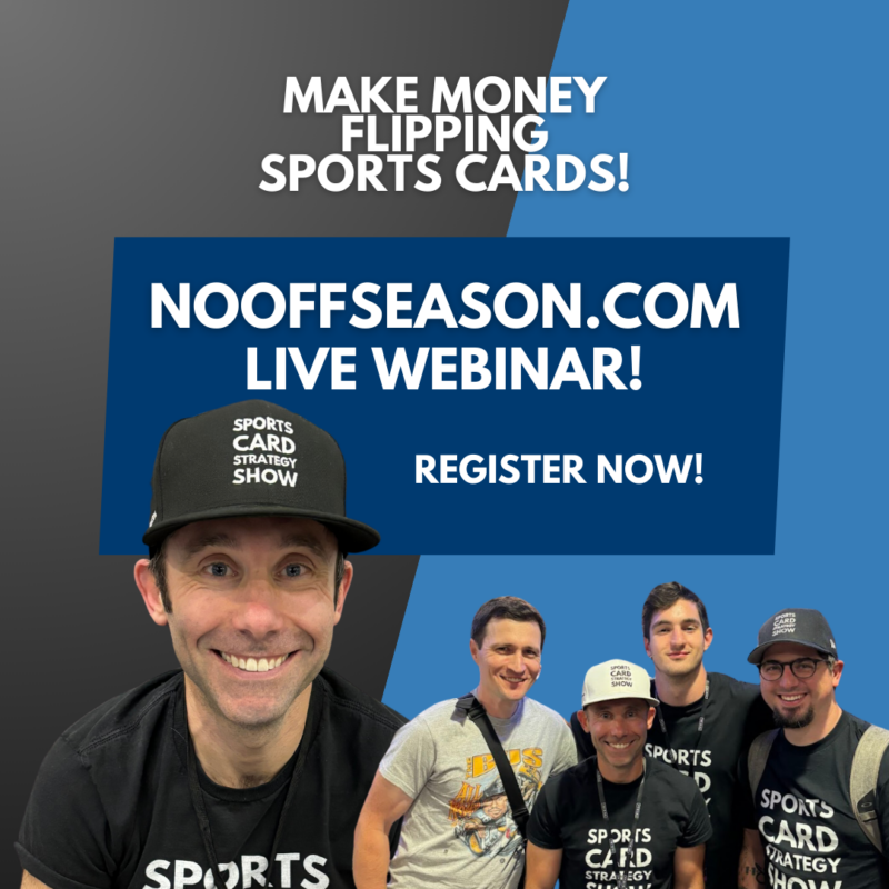 Live Webinar For Beginners & Advanced Sports Card Flippers